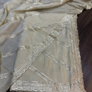 Dyeable Shimmer Tissue Dupatta