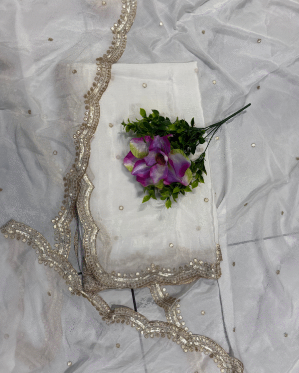 Dyeable Pure Chinon Dupatta