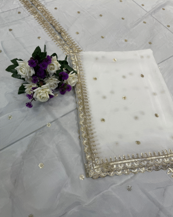 Dyeable Pure Chinon Dupatta
