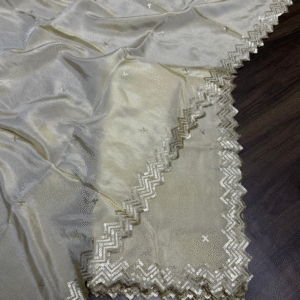 Dyeable Shimmer Tissue Dupatta