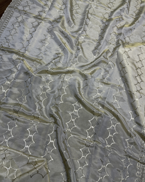 Dyeable Simmer Tissue Dupatta - Image 3