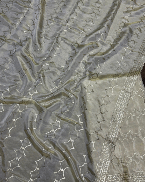Dyeable Simmer Tissue Dupatta