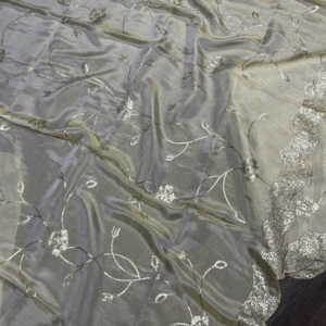 Dyeable Tissue Dupatta Design